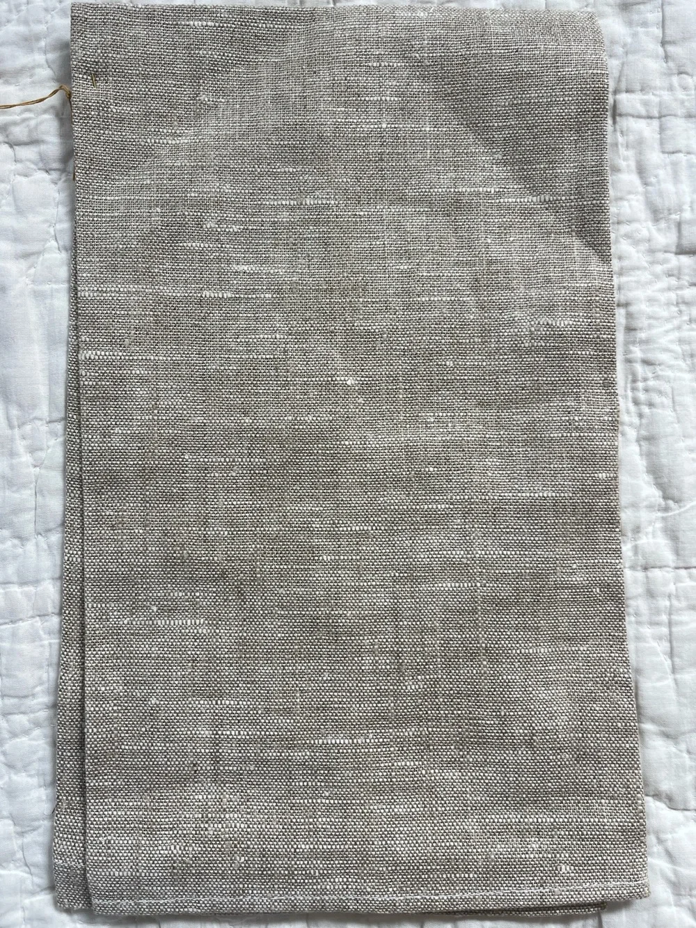 NWT Vtg Linen Kitchen Tea Towel Fingertip Farmhouse Stencil Lace Pineapple Goose